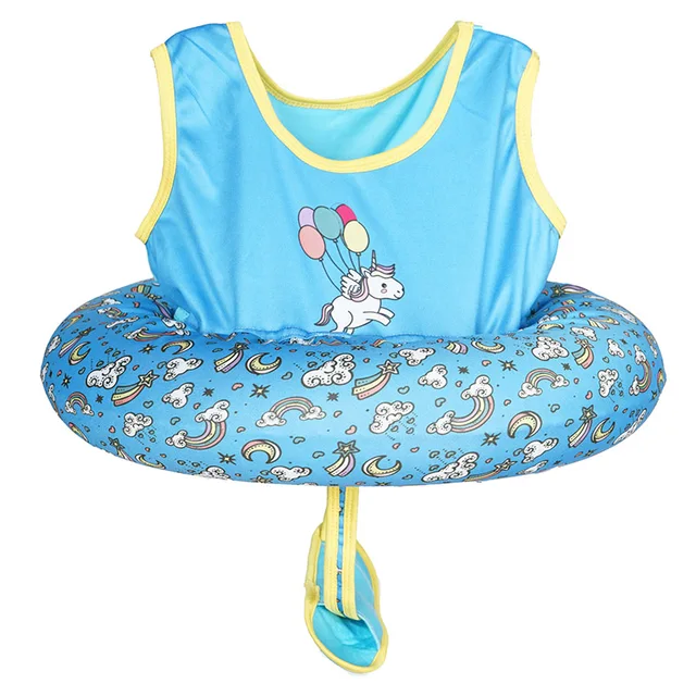 Erapinky Deluxe Unicorn Swim Ring Vest Swimsuit Baby Girls Kids Life