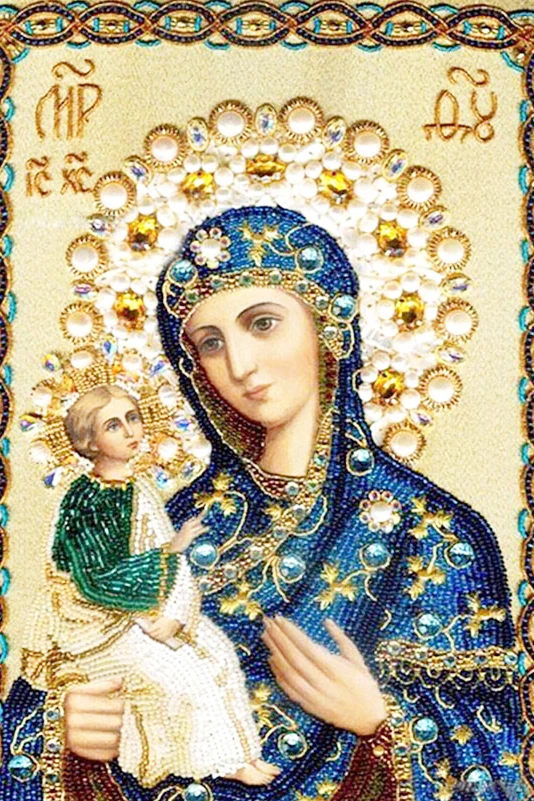 

A2139 Diamond Embroidery Home Decor Cross Stitch Madonna dell Grand 100% Resin Tool dril Painting Cross Stitch Mosaic Needlework