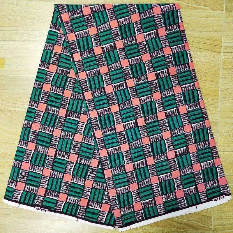 100% algodão ancara real cera jérsei tecido para mulher vestido