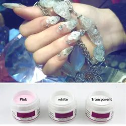 Массажная акрилловая порошок кристалл розовый, белый, прозрачный гель для ногтей пыль человек icure ногтей советы строитель 3D D ecoration