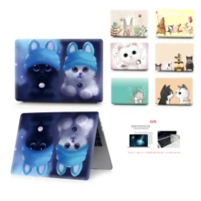 Печатный чехол в виде животного для ноутбука MacBook Air retina Pro 11 12 13 15 для MacBook New Pro 13 15 New Air 13 с сенсорной панелью