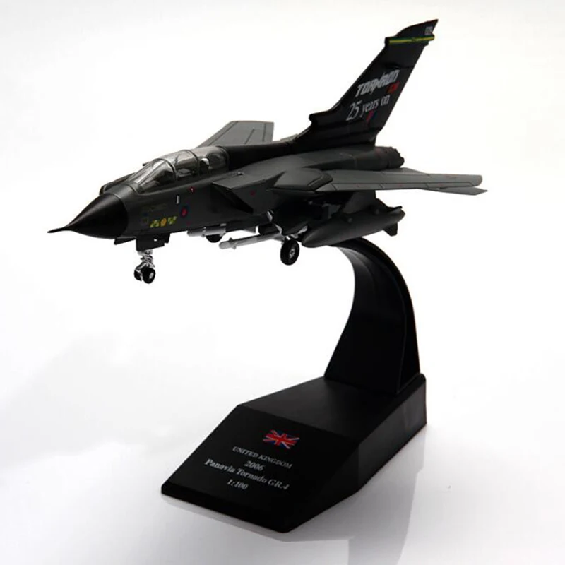 1/100 весы Panavia Tornado Fighter военный авиационный самолет модели игрушки для взрослых детей игрушки для показа коллекции