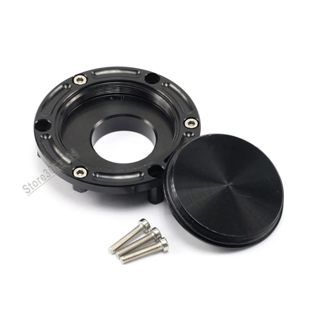 

Gas Fuel Tank Cap Cover For KAWASAKI Z250 Z250 2013 - 2014 Motorcycle Accessories Black with LOGO