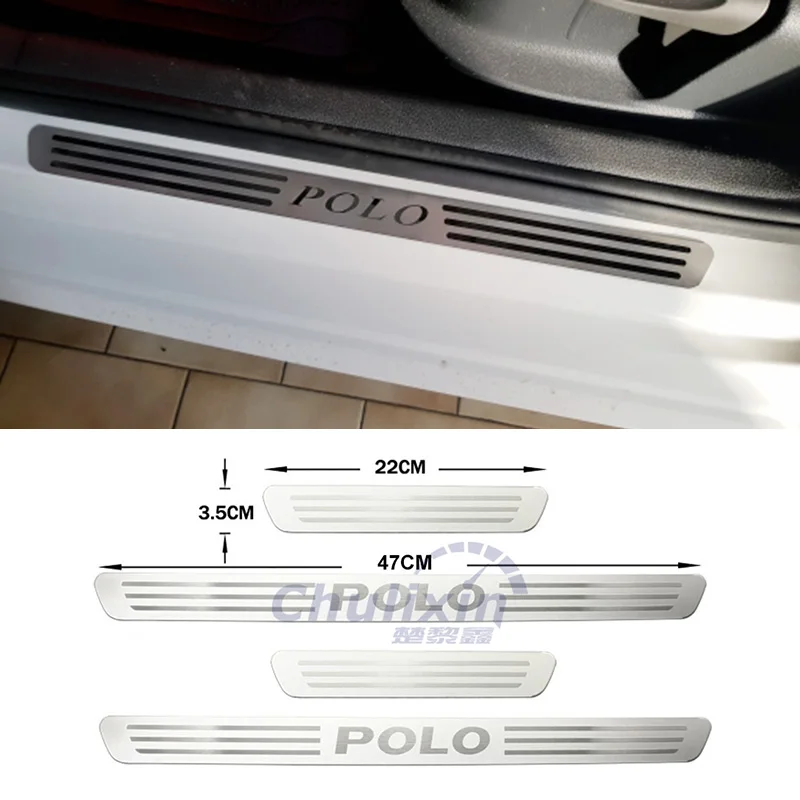 4 шт./лот автомобильные наклейки Стайлинг для 2011 2016 VOLKSWAGEN VW POLO ультратонкая