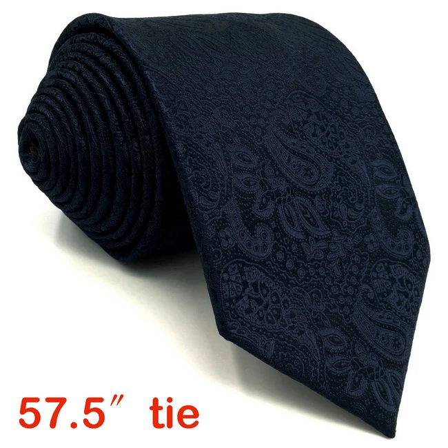 E14 темно-геометрический шелковые галстуки для Для мужчин галстук-бабочка карман квадрата - Цвет: Classic Size Tie