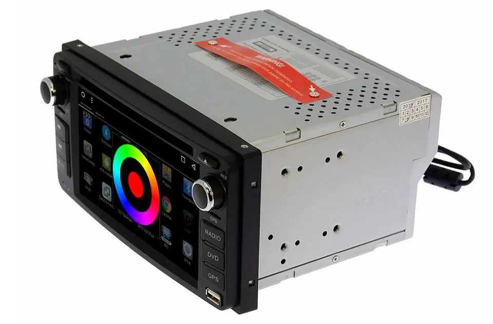 Sale MARUBOX 6A100DT3 Quad Core Android 7.1 Car DVD GPS Radio For Toyota Universal RAV4/Corolla/HILUX/Land Cruiser/Prado/Fortuner 9