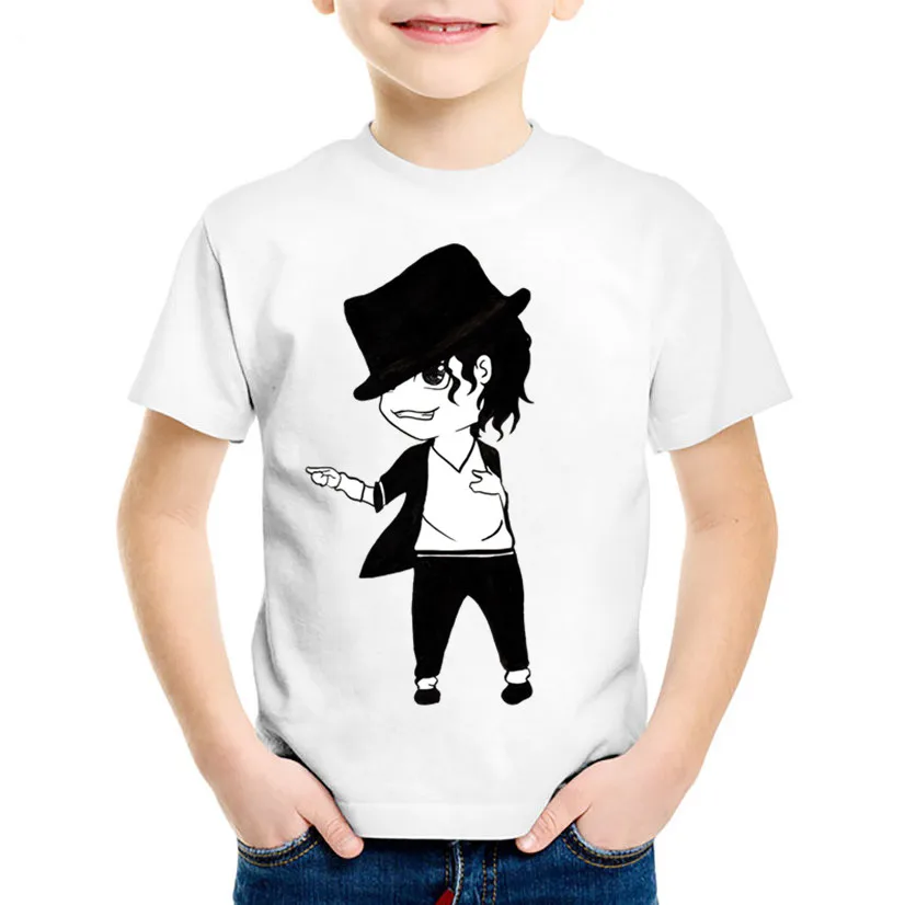 Children Cartoon Michael Jackson Funny T shirt Kids Rock N Roll Summer Tops Baby Boys/Girls Casual Clothes,HKP5144 Men’s Clothing cb5feb1b7314637725a2e7: White G|white-A|white-C|white-I|white-J