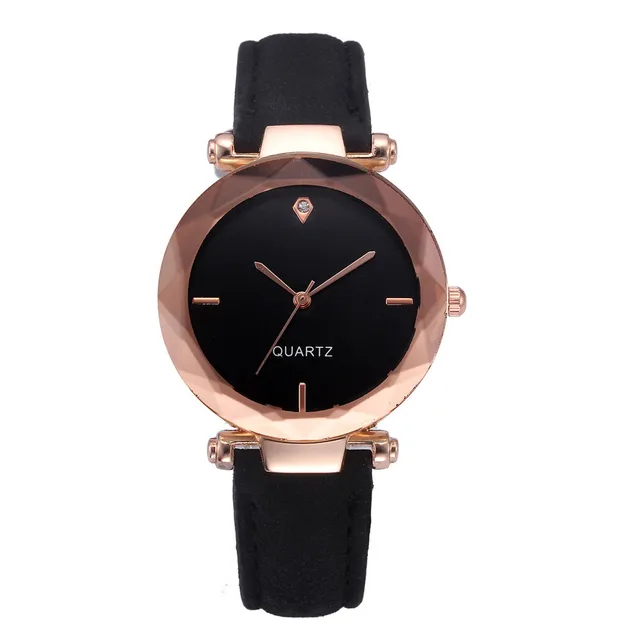 Black New watch women Checkers Faux lady dress watch Casual Leather quartz-watch Black New watch women Checkers Faux lady dress watch Casual Leather quartz-watch