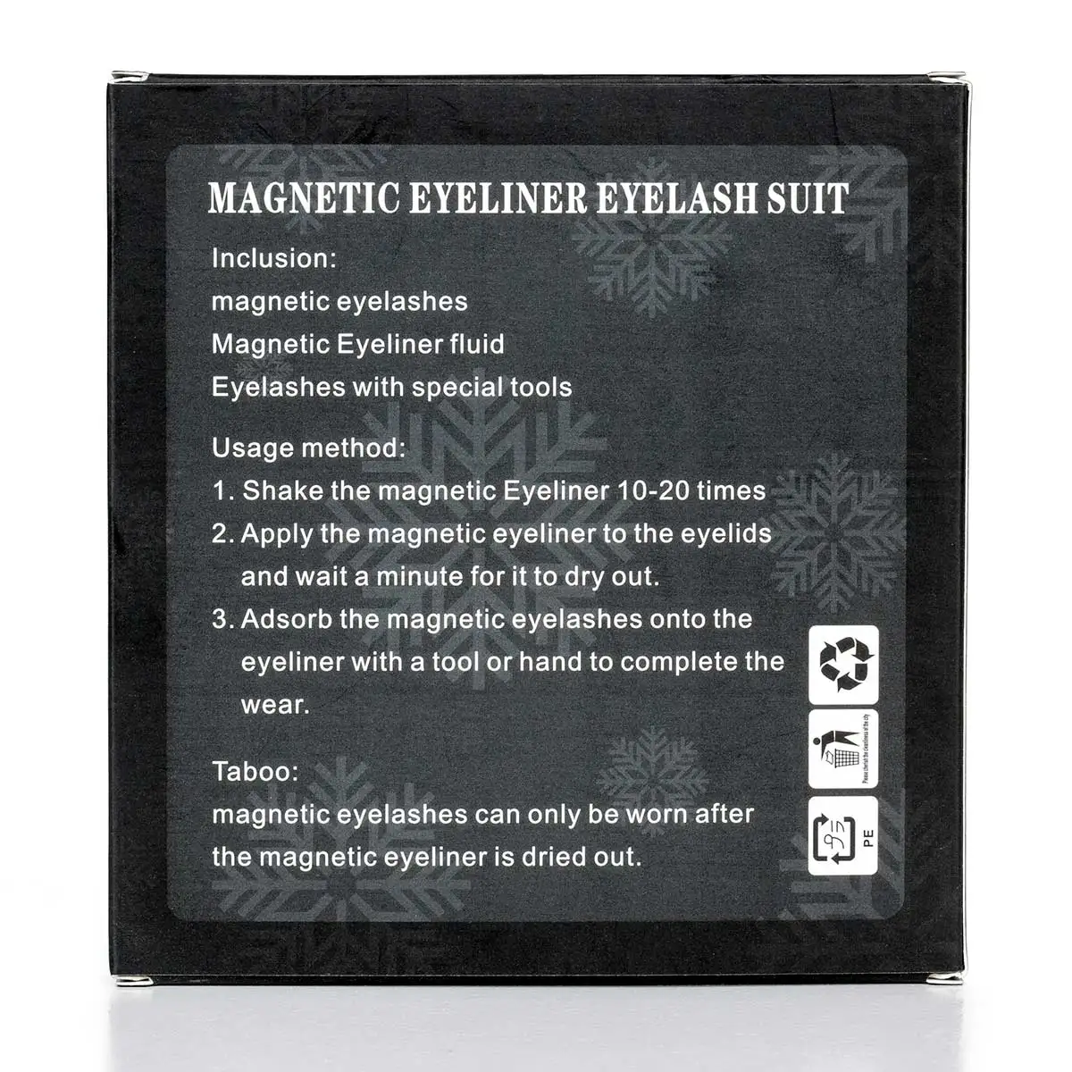 Ciglia magnetiche 3D - Ciglia finte visone Ciglia magnetiche Eyeliner liquido magnetico e set di ciglia finte magnetiche e pinzette