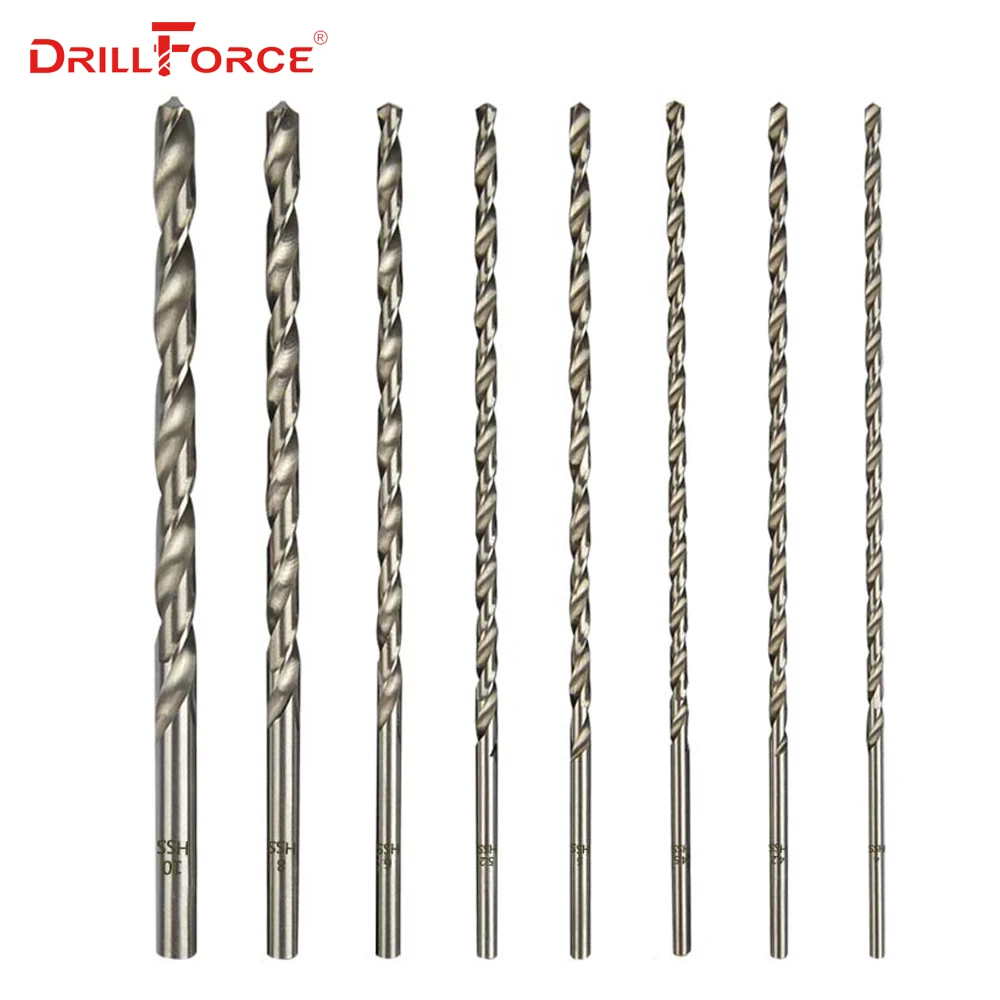 Сверло спиральное Drillforce 1 5 мм 6 сверхдлинное 160 из быстрорежущей стали для металла