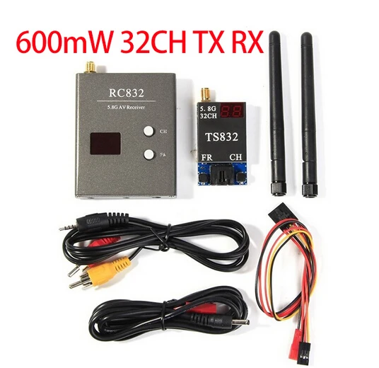 Original 5.8Ghz 600mW Wireless Transmitter TS832 Receiver RC832 FPV RC