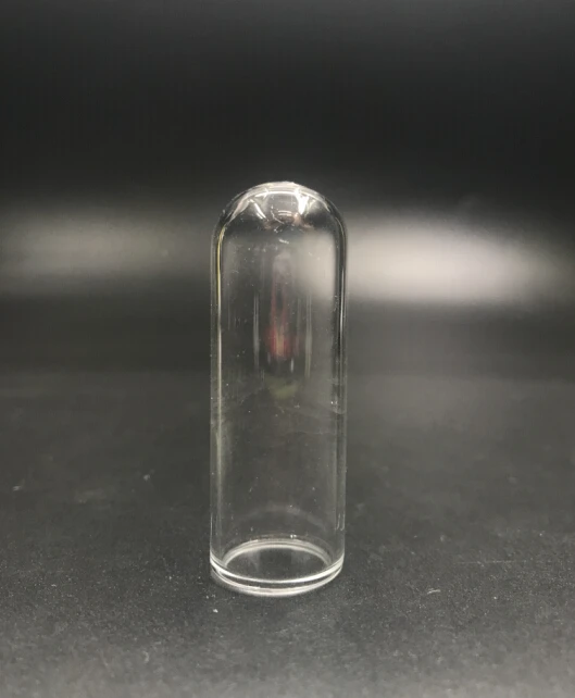 50x18mm Clear mini empty glass Wish Bottle Tube bell jars diy glass vial cover dome globe bubble pendant accessories decor 10pcs