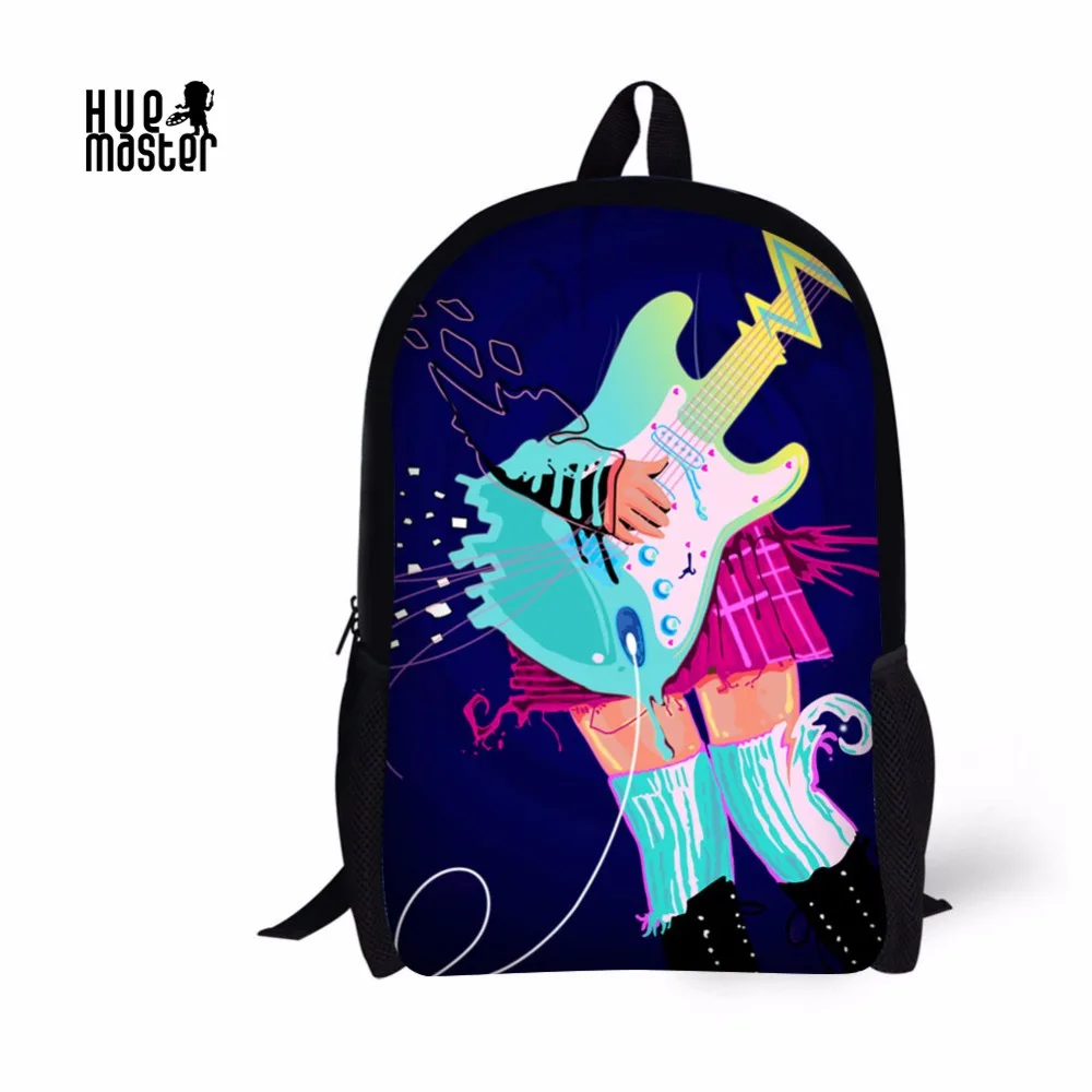 

rock girl pints backpack school bag high quality fabric cheap school bag simple backpack with big capacity