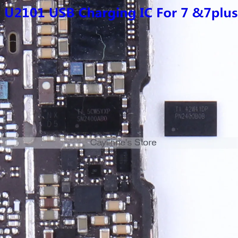10pcs/lot U2101 USB Charging IC For iphone 7 & 7plus TIGRIS CHARGER