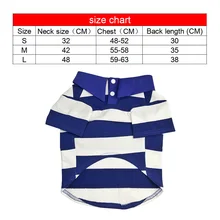 Летняя хлопковая рубашка в полоску для щенков, рубашка с короткими рукавами для домашних животных, одежда для собак