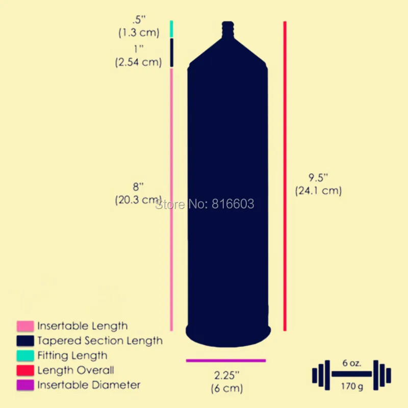 Сменный ручной вакуумный насос для пениса цилиндр 2 25x9 5 дюйма|penis pump cylinder|pump