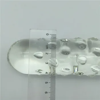 Huge Glass butt plug Grand anal dildo  sex toys for woman lesbian G SPOT squirt Crystal BEADS GAY anal prostate stimulator cock 6