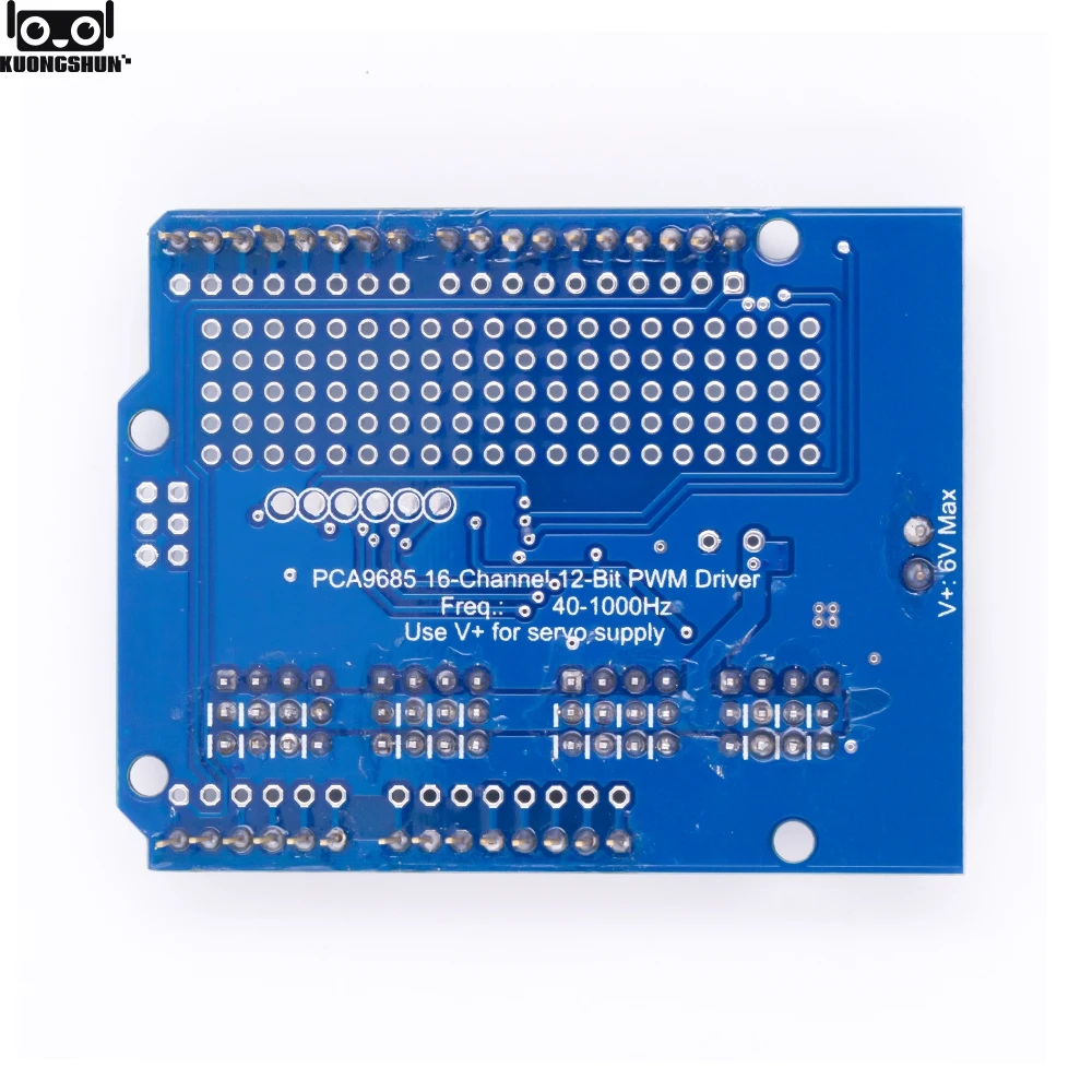 Модуль сервопривода 16 канальный 12 битный PWM I2C интерфейс PCA9685 для платы