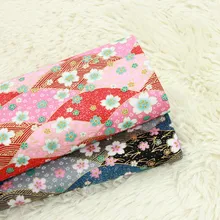 Половина двор импорт хлопчатобумажной ткани мягкий бриз свинка с цветочным принтом ручной работы DIY одежды платье детская одежда хлопок B125