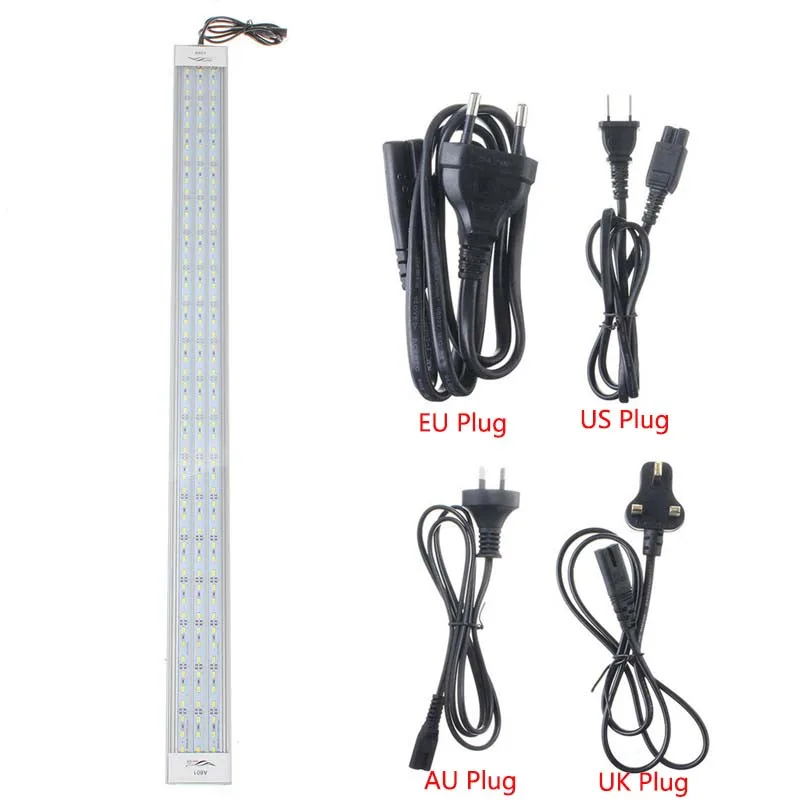 

Aquarium Fish Plants Tank 80cm 50W 5730 SMD 162 LED Underwater Light 7200Lm Pure White AC100-240V US/EU/UK/AU Plug