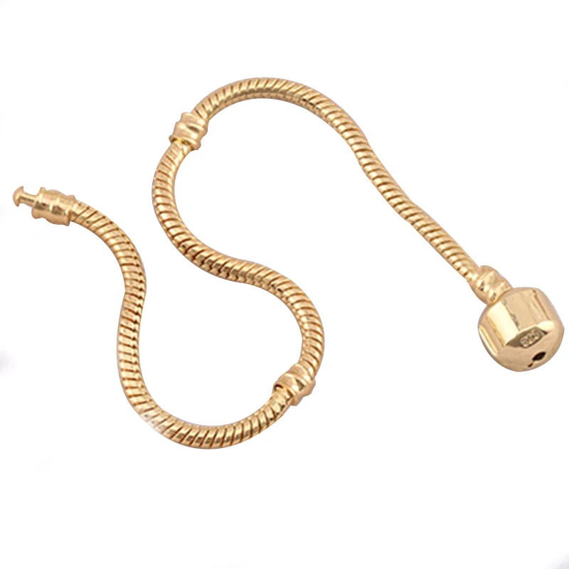 DINGLLY 925, модный серебряный, розовый, золотой браслет, цепочка в виде змеи, браслет, браслеты для мужчин и женщин, подарок для влюбленных пар