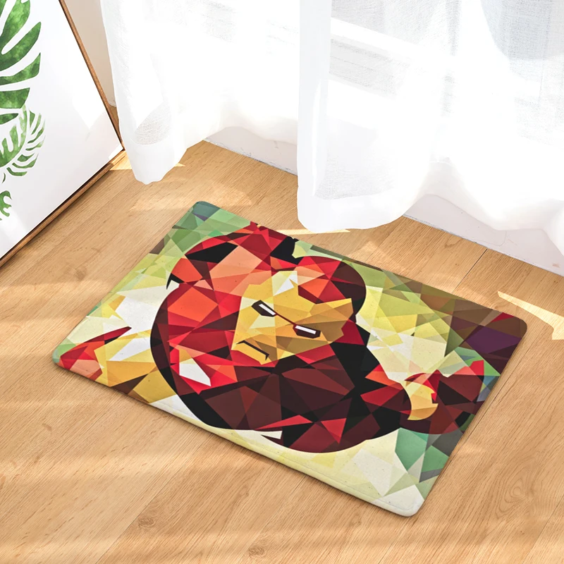 

Superman Printing For Living Room Flannel Carpet Religious Pattern Bathroom Mat 40x60cm Hallway Rectangle Tapete