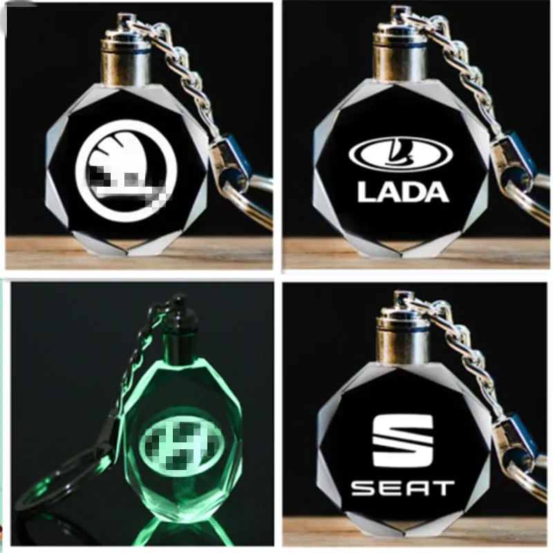HYBZH láser de cristal grabado Llavero del logotipo del coche LED de luz de la pared colgante anillos regalo de recuerdo de estilo Chaveiros Llavero 88668 HYBZH láser de cristal grabado Llavero del logotipo del coche LED de luz de la pared colgante anillos regalo de recuerdo de estilo Chaveiros Llavero 88668