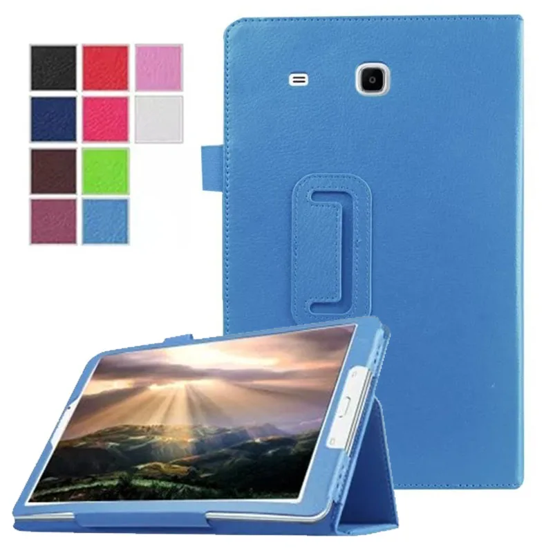 PU Folding Leather Case Stand Cover Protector skin FOR Samsung Galaxy