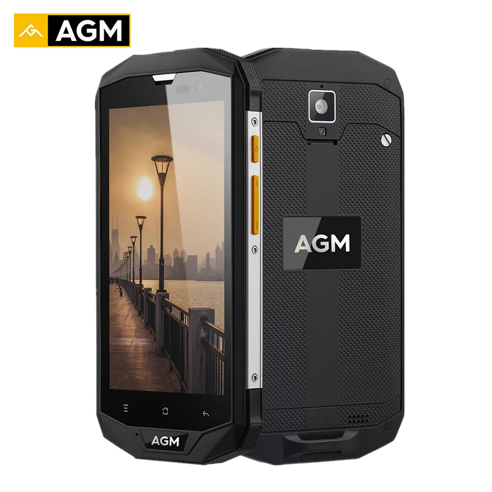 AGM A8 4G LTE смартфон IP68 Водонепроницаемый противоударный Android 7.0 5.0 дюймов msm8916 4 ядра 3 GB Оперативная память 32 GB встроенная память NFC 1 3. 0mp 4 050 мАч
