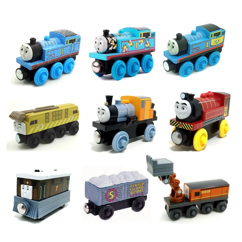 

w22 Free shipping Rare Thomas and Friends Wooden Magnet Train Model Gordon, DIESEL 10, Victor, TOBI, Marion, BASH Boy Toys