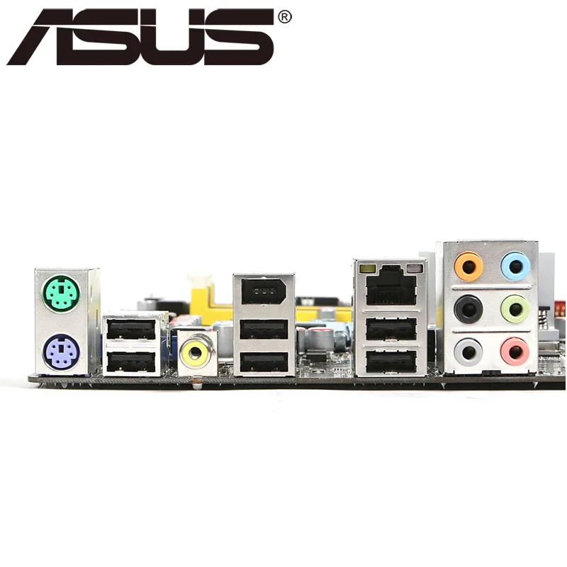 Настольная Материнская плата Asus P5Q E P45 Socket LGA 775 для Core 2 Duo Quad DDR2 16G UEFI ATX BIOS