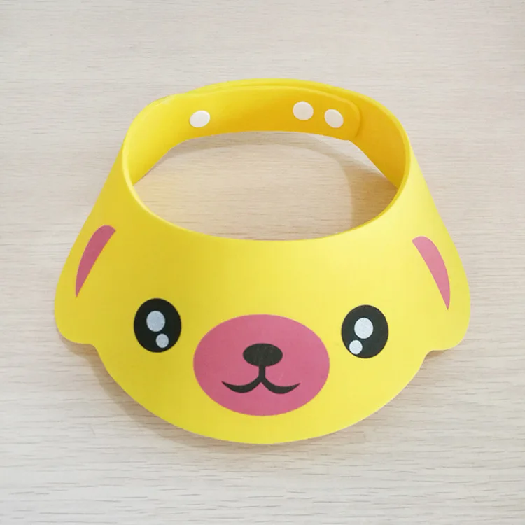 

Toddler Kids Wash Hair Shield Direct Visor Caps Shampoo Bathing Shower Cap For Children Baby Care Sweet Lovely Baby Hats