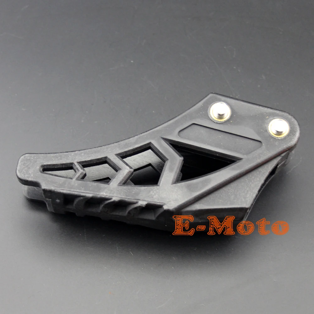 Black Plastic Dirt Pit Bike Chain Guard Guilder Protector For CRF KLX SSR KTM Orion 420 428in