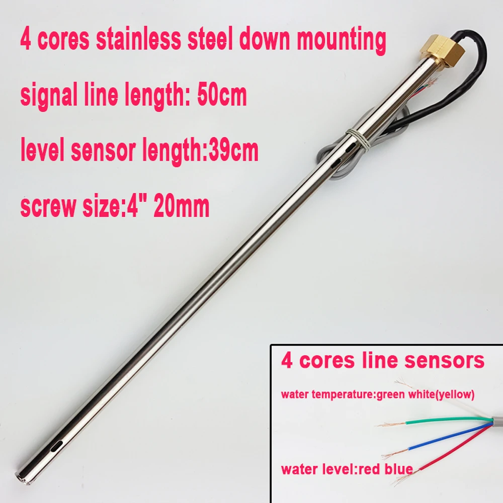 solar energy water heater temperature water level sensor 39cm 4 cores