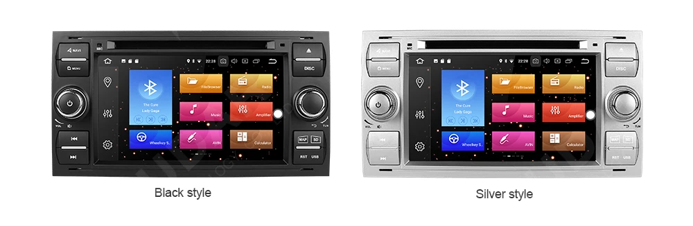 Clearance Isudar Car Multimedia Player GPS Android 8.0 2 Din Stereo System Radio For Ford/Focus/Mondeo/Kuga Octa Core Wifi Microphone DVR 23