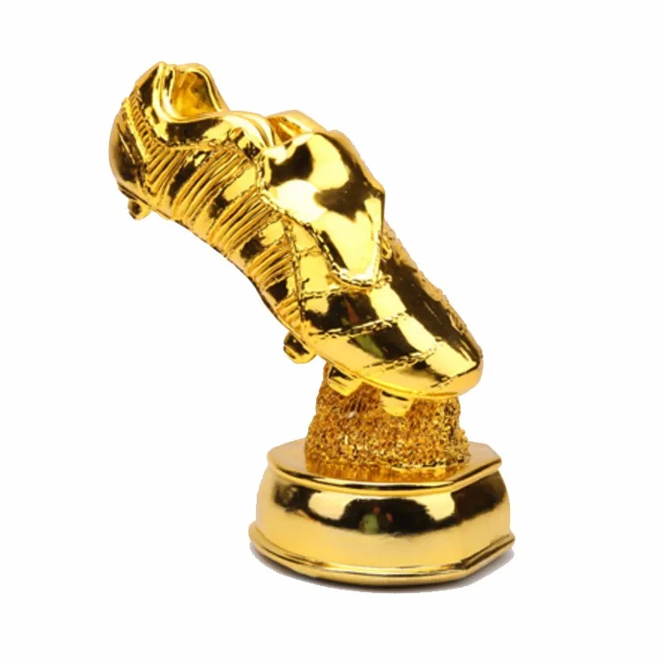 Большая Золотая обувь европейская Золотая Бутса награда футбольные сувениры футбольный трофей Кубок мира деревянная смола