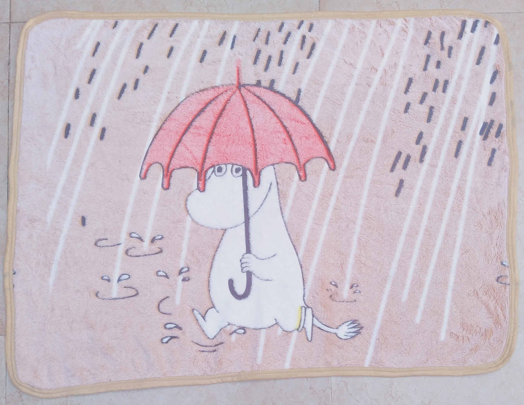 

IVYYE 100x70CM Hippo Little My Anime Blanket Plush Velvet Warm Decoration Soft Bed Home Throw Sofa Blankets Unisex Gifts NEW