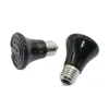Pet Heating Light E27 25W~100W Small Conical Ceramic Emitter Heat Bulb Black For Reptile Pet Brooder Lamp 1Pc 3