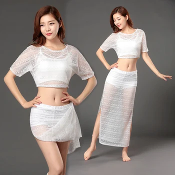 

Belly Dance Costume set Oriental Dancing Training Clothing Suit Womens Girls belly dance Wear