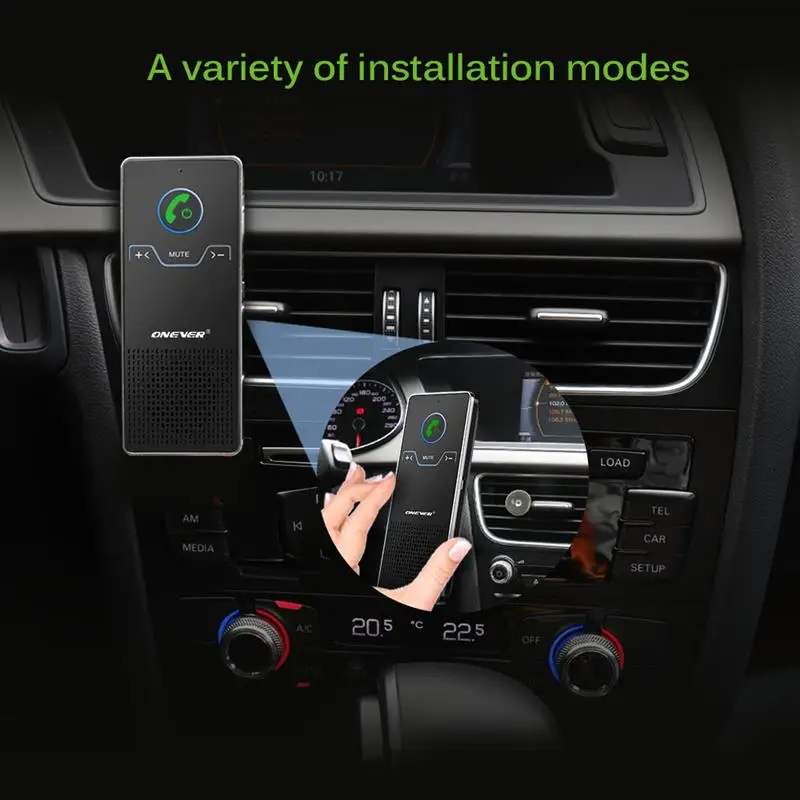 Onever беспроводной автомобильный комплект громкой связи Bluetooth Sunvisor в автомобиле