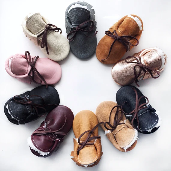 

New born Baby boots Baby First Walkers Shoes Baby Moccasin real leather booties Kids Boy Shoes sneakers