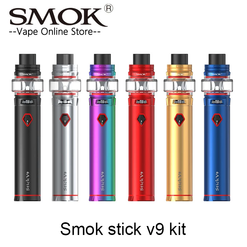 

Original SMOK Stick V9 kit with 3000mah Stick V9 Mod 5ml/2ml Tfv8 Baby V2 Tank Baby V2 S1 S2 Coil vape pen kit Vs Stick V9 max