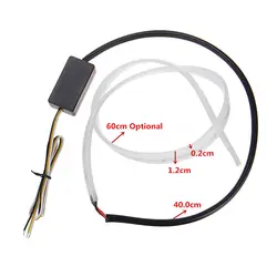 2 шт. горки Светодиодные ленты дневного света DRL последовательного потока Включите сигнала