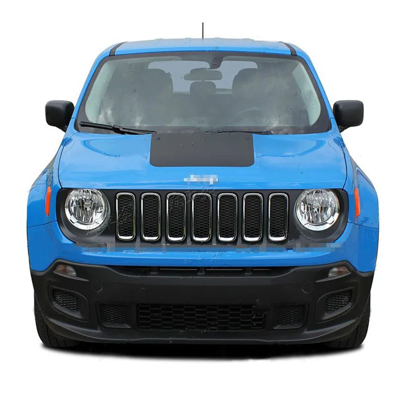 matt black hood sticker for renegade