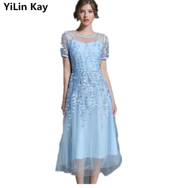 summer net dress