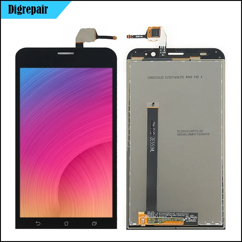 For Asus Zenfone 2 ZE551ML LCD Display Touch Screen Digitizer Assembly