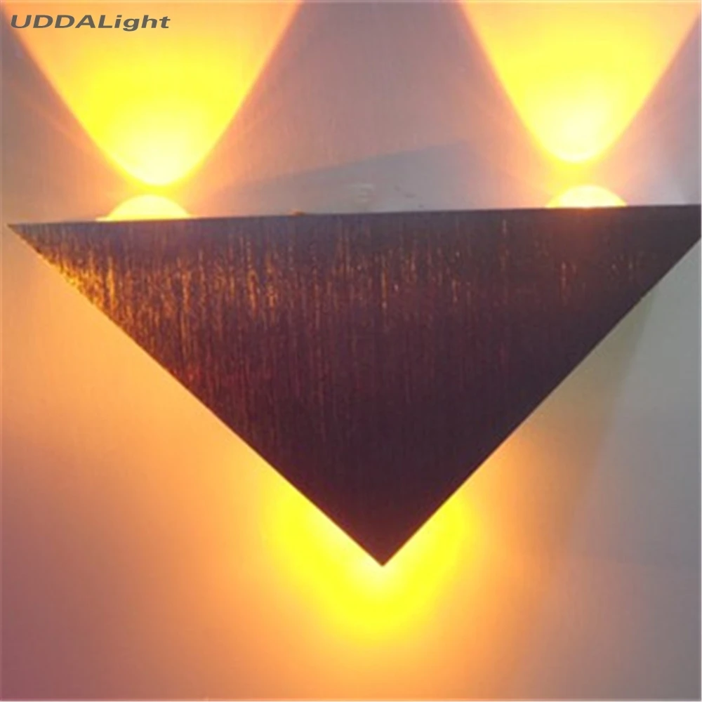 bedside lamp wall 3w triangle led wall light sconces 40% off-in LED