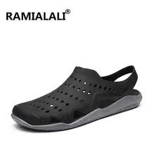 Ramialali/мужские вьетнамки больших размеров; повседневные мужские туфли; летняя модная пляжная обувь флип-флоп; Sandalias Hembre Sapatenis Masculino
