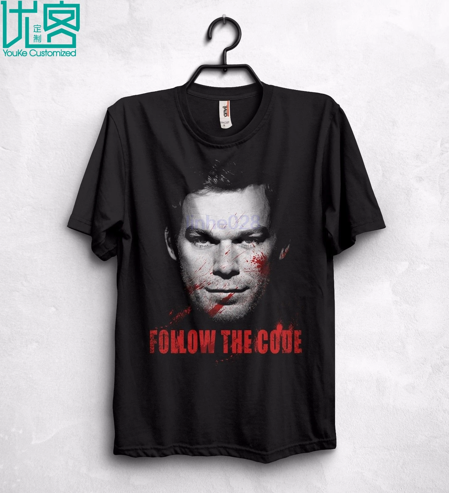 Футболка с надписью Dexter Serial Killer TV Show Gift Crime Mystery летняя хлопковая футболка модные