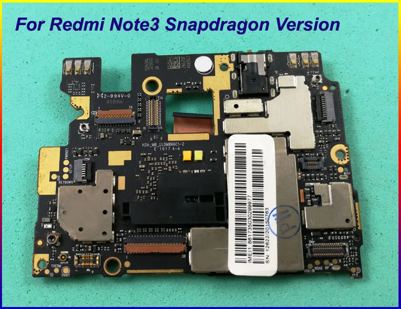 

Global multilingual Original Working Mainboard Motherboard flex Circuits Cable FPC For Xiaomi Hongmi Redmi Note 3 Note3 Pro